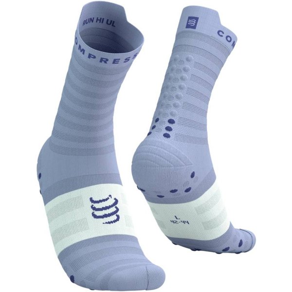 Calze Compressport Pro Racing V4.0 Ultralight Run High Viola Bianco, Taglia Taglia 4-image