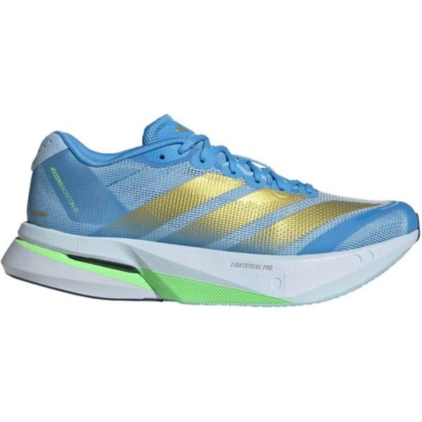 Scarpe Adidas Adizero Boston 13 Blu Giallo SS26 Donna, Taglia Uk 6.5-image