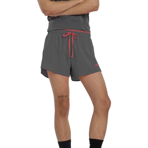 Spodenki New Balance Rc Ultra Light Split Short 3" Czerwone, Rozmiar S-image