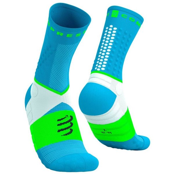 Compressport Ultra Trail V2.0 Socken Blau-GrüN, GrößE GrößE 1-image