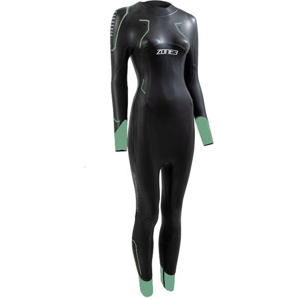 Zone3 Terraprene Vision Neopren-Neoprenanzug Schwarz GrüN Damen, GrößE Xs.-image
