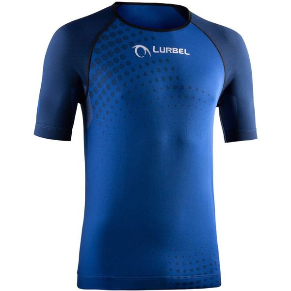 Maglietta Lurbel Spirit Flux Blu Nero Unisex, Taglia L-image