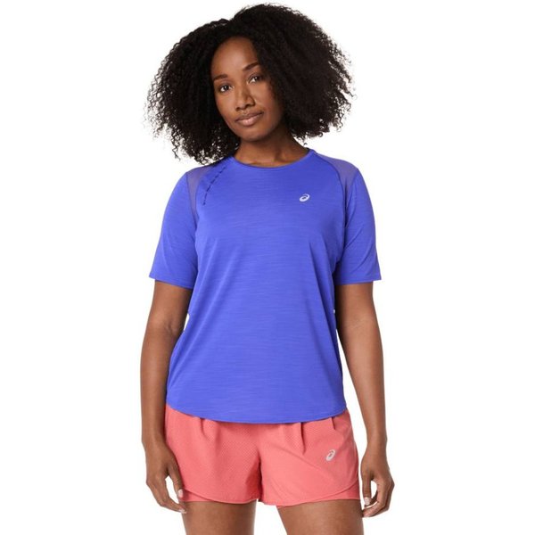 Asics Road Top T-Shirt Kurzarm Violett Damen, GrößE Xs.-image
