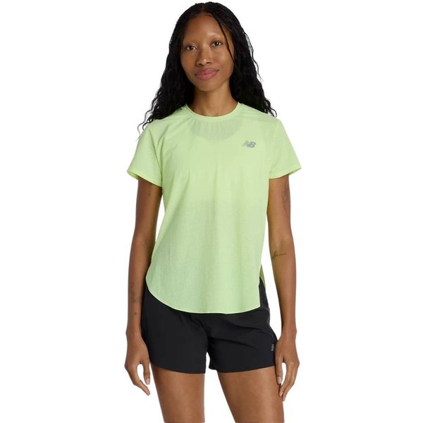 Maglia New Balance Race Day Ultra Light Verde Donna, Taglia S-image