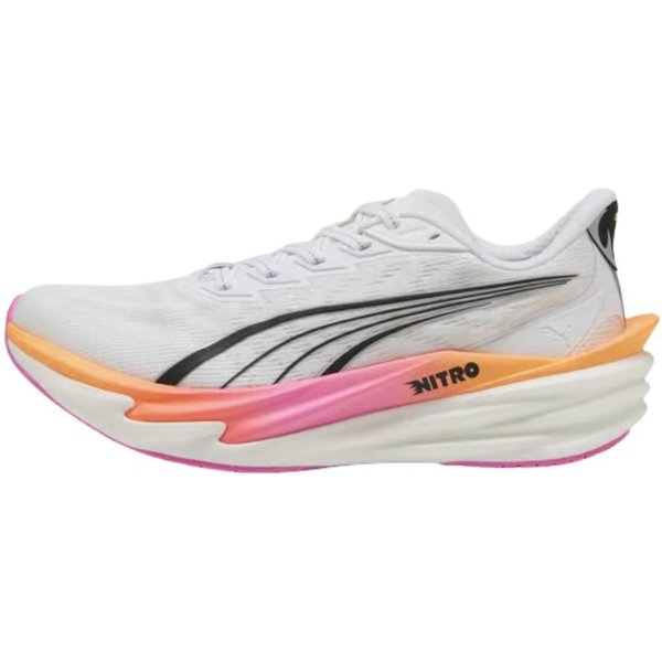 Scarpe Puma Deviate Nitro 4 Bianco Rosa SS26 Donna-image