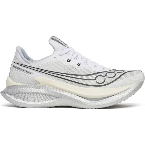 Scarpe Saucony Endorphin Pro 5 Bianco Argento SS26, Taglia 41 - Eur-image