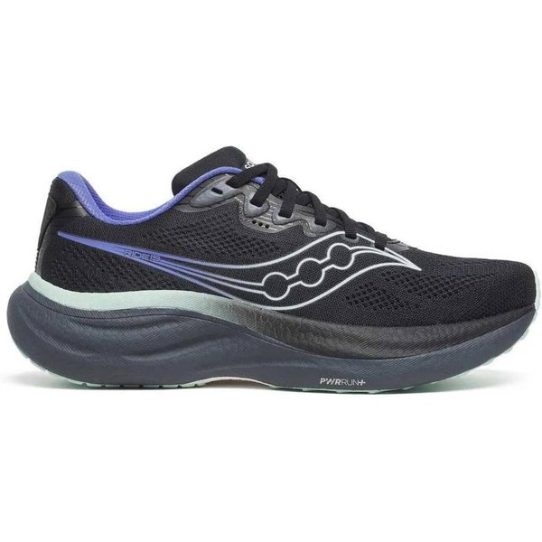 Scarpe Saucony Ride 19 Nero Viola SS26 Donna-image