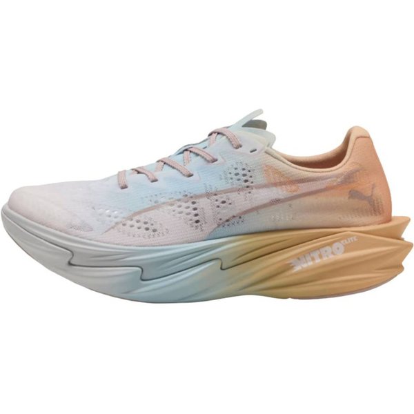 Scarpe Puma Deviate Nitro Elite 4 Rc Blu Arancione SS26 Donna, Taglia 40,5 - Eur-image