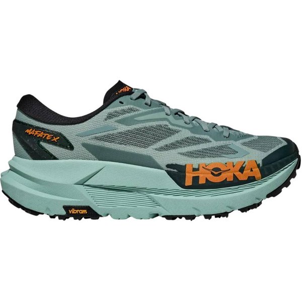 Buty Hoka Mafate X Zielono-PomarańCzowe, Rozmiar Eu 42 2/3-image