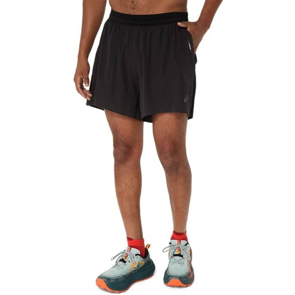 Pantaloncino Asics Fujitrail Elite Nero, Taglia M-image