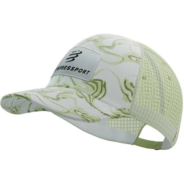 Czapka Compressport Trucker 6P Zielono-BiałA-image