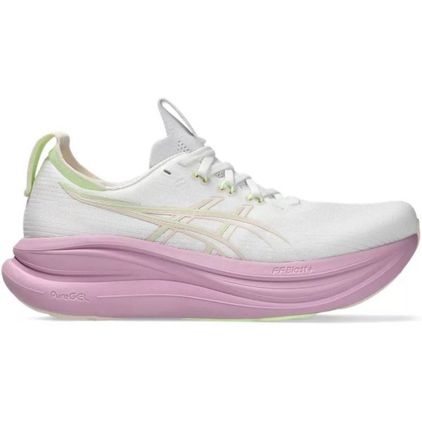 Asics Gel-Nimbus 28 Laufschuhe Weiß/Rosa AW26 Damen, GrößE 41,5 - EUR-image