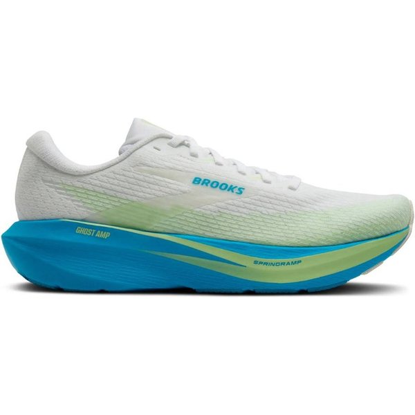 Scarpe Brooks Ghost Amp Bianco Blu AW26, Taglia 44 - EUR-image