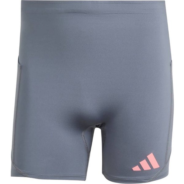 Tights Corti Adidas Adizero Pocket Tights Grigio, Taglia M-image