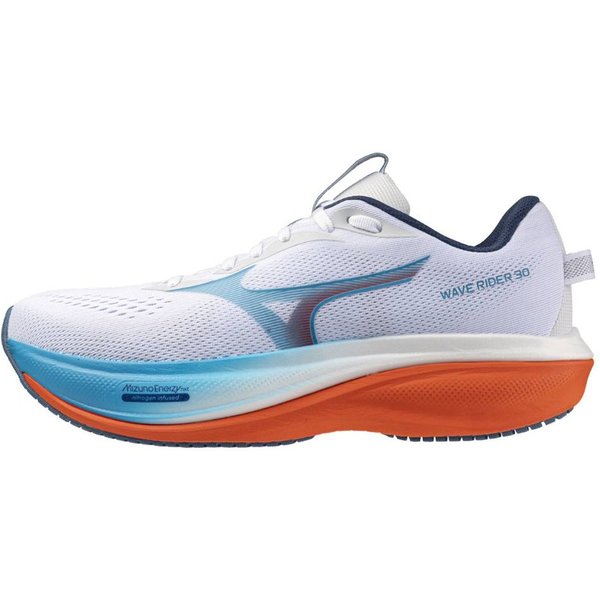 Scarpe Mizuno Wave Rider 30 Bianco Arancione AW26, Taglia 46,5 - Eur-image