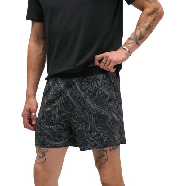 Hoka Glide 5 5" Shorts Schwarz Grau, GrößE XL-image