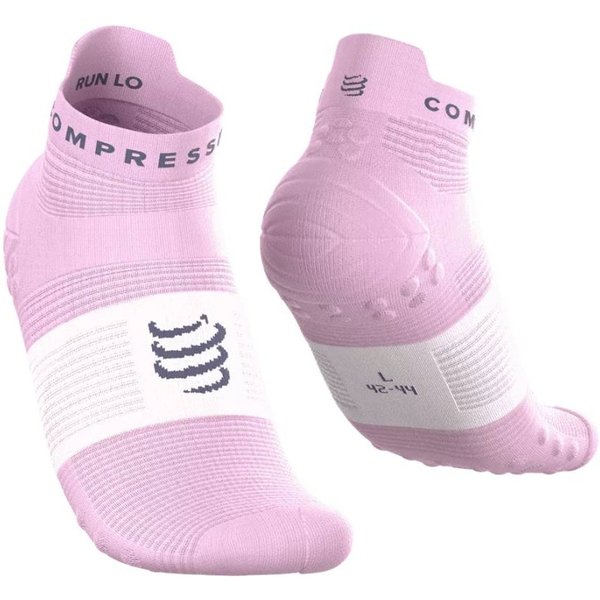 Compressport Pro Racing V4.0 Run Low Socken Rosa/Weiß, GrößE T1-image