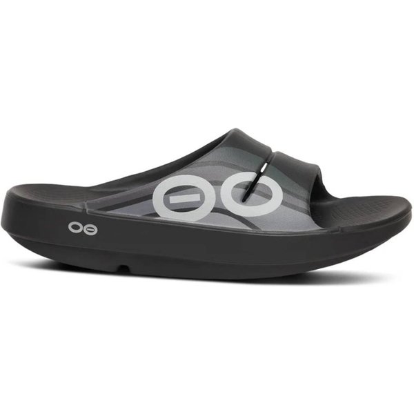 Oofos Recovery Ooahh Sport Sandalen Schwarz, GrößE 42 - EUR-image