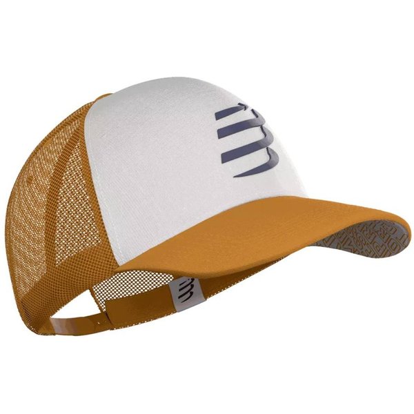 Cappellino Compressport Trucker Bianco Arancione-image