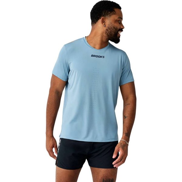 Camiseta Brooks Dash Cooling Manga Corta Azul, Talla M-image