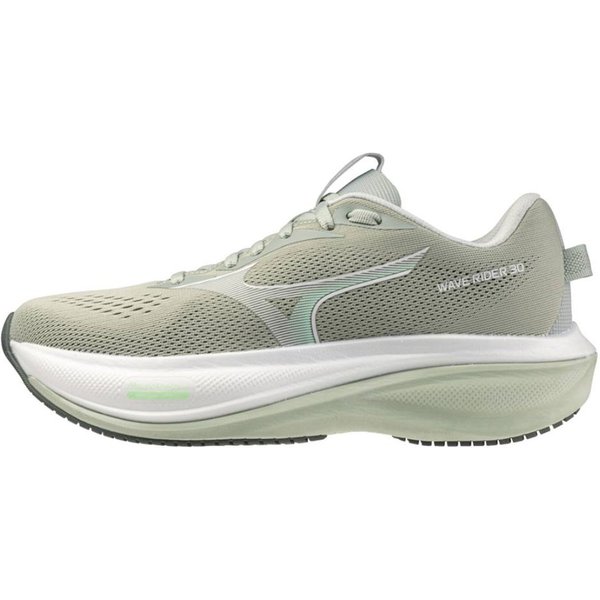 Scarpe Mizuno Wave Rider 30 Verde Bianco AW26 Donna, Taglia 44,5 - EUR-image