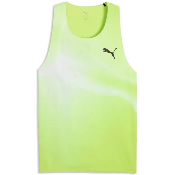 ÄRmelloses Puma Lightspeed Ultraweave Shirt Gelb Weiß, GrößE M-image