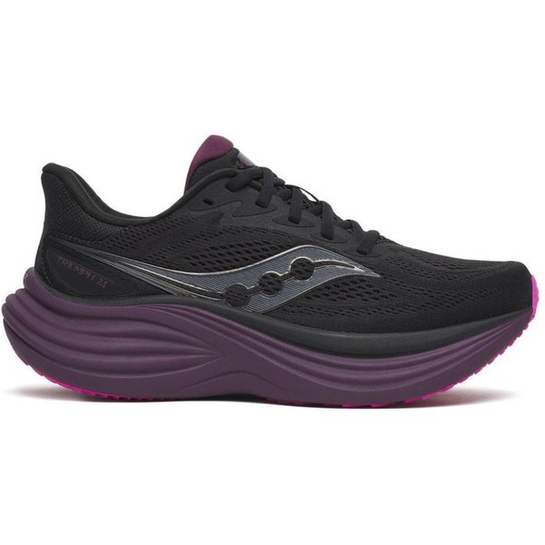 Scarpe Saucony Triumph 24 Nero Viola AW26 Donna, Taglia 37 - EUR-image