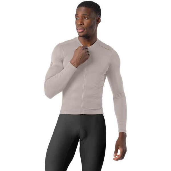 Castelli Espresso 2 Langarmtrikot Hellgrau, GrößE XL-image