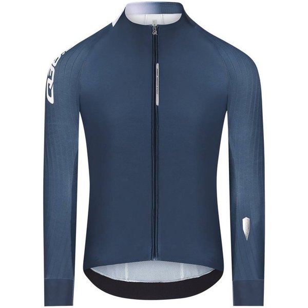 Q36.5 Gregarius Hybrid Collar Fade Langarmtrikot Blau, GrößE L-image