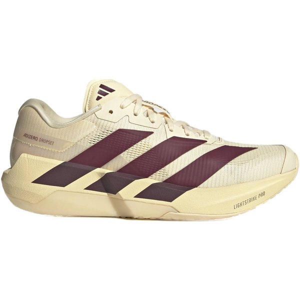 Scarpe Adidas Adizero Dropset Pro Beige Granata AW26 Da Donna, Taglia UK 4.5-image