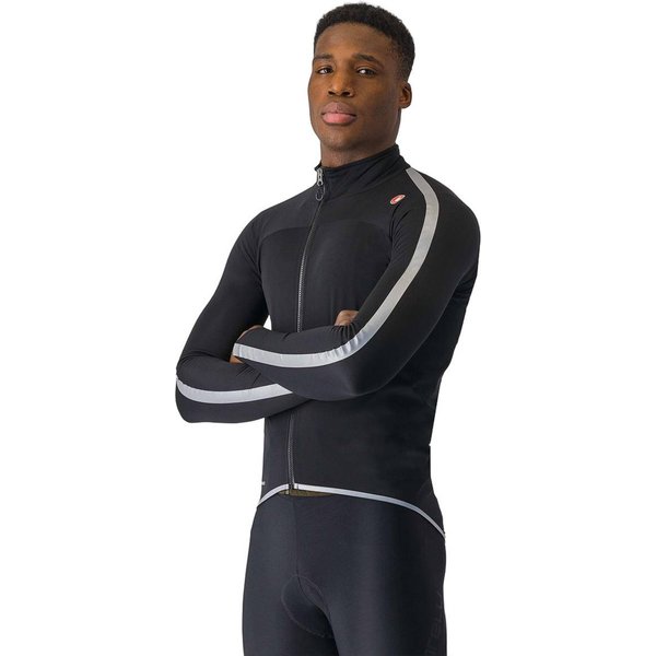 Castelli Ultra Rain Cape Regenjacke Schwarz Silber Reflex, GrößE Xxxl-image