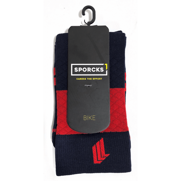 Calzino Sporcks Marie Blanque (Pro Elite) Blu E Rosso, Taglia S-image