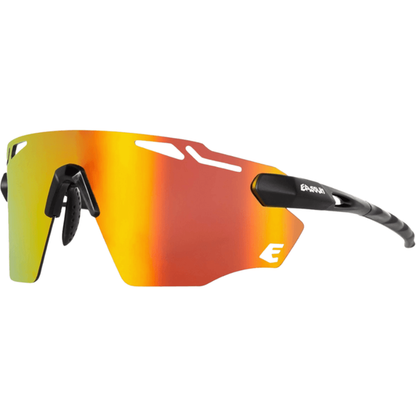 Eassun Fartlek Mattschwarz-Rote Brille-image