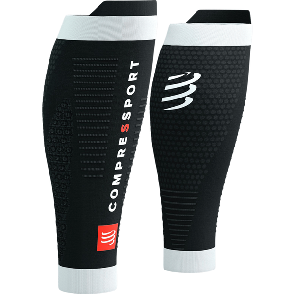 Kompressionsstrumpf Compressport R2 3.0 Schwarz Weiß, GrößE GrößE 3-image