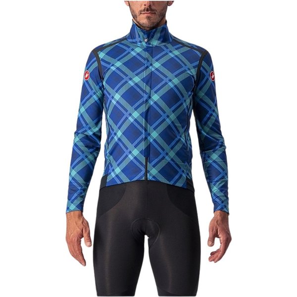 Castelli Perfetto Ros Karierte Blaue Jacke, GrößE S-image