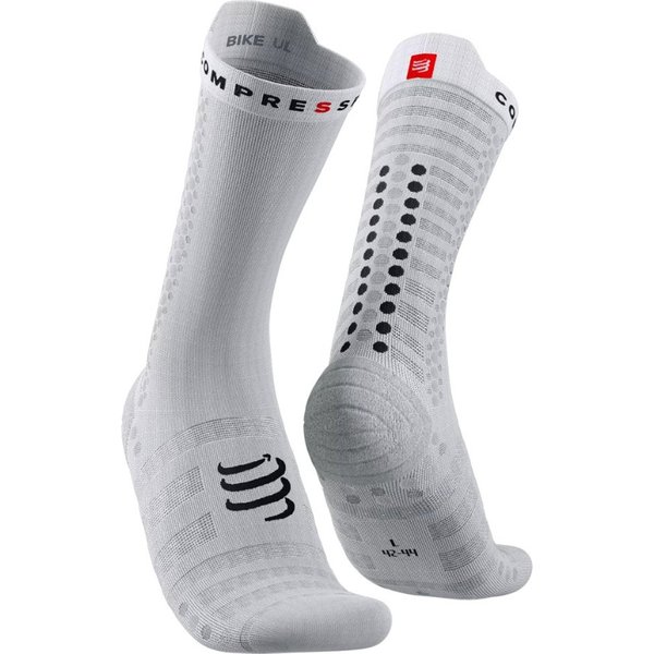 Compressport Pro V4.0 Ultralight Bike Socken Weiß Schwarz, GrößE GrößE 1-image