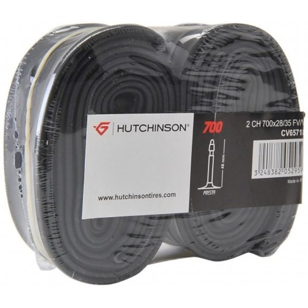 Pack 2 Hutchinson 700X28-35 Ventil Presta 48Mm Kammern-image