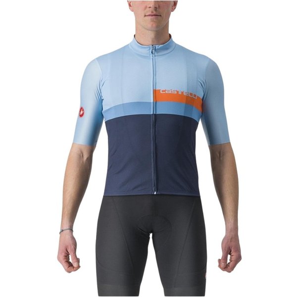 Maglia Castelli A Blocco A Maniche Corte Blu Nero, Taglia XL-image