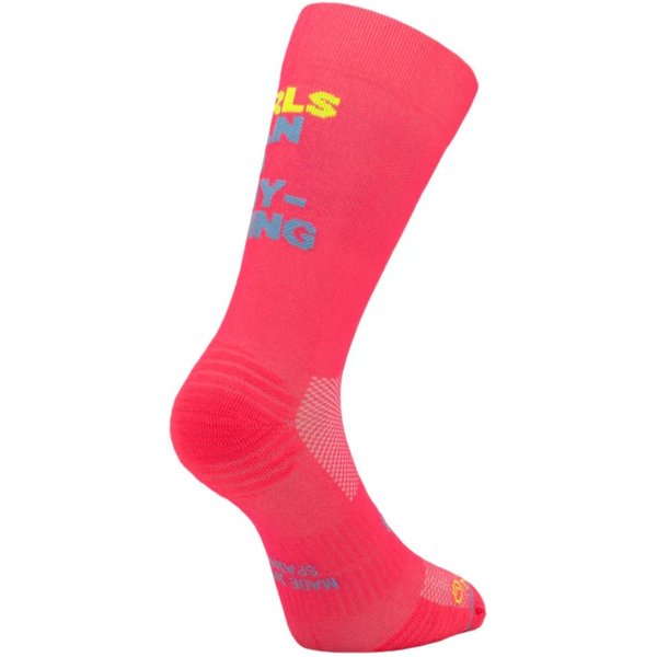 Le Ragazze Di Sporcks Possono Fare Calzini Rosa Blu Gialli, Taglia Xs.-image