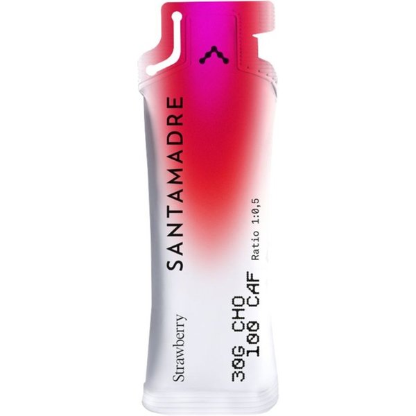Gel Energetico Santa Madre 30CHO 100 Caf Fragola-image