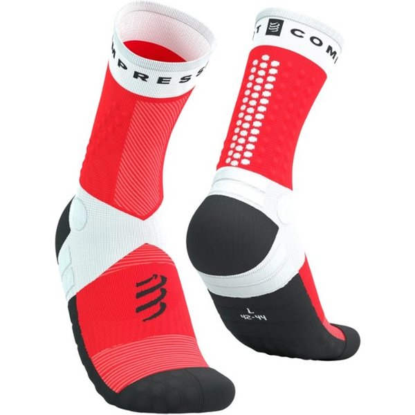 Compressport Ultra Trail Socks V2.0 Socken Weiß Rot, GrößE GrößE 2-image