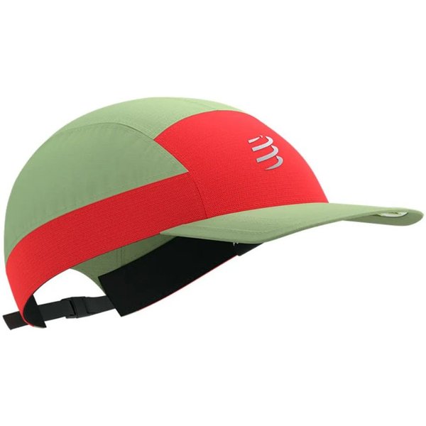 Gorra Compressport 5 Panel Light Cap Verde Rojo-image
