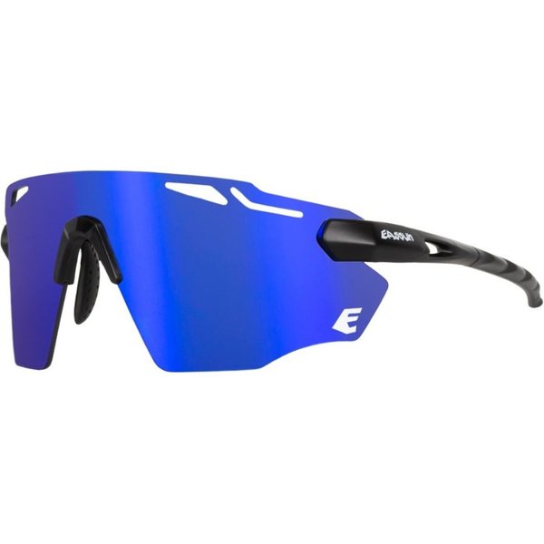 Occhiali Eassun Fartlek Nero Opaco Lente Blu-image