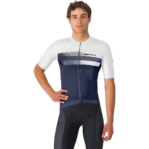 Castelli SíMbolo Trikot Blau Weiß, GrößE M-image