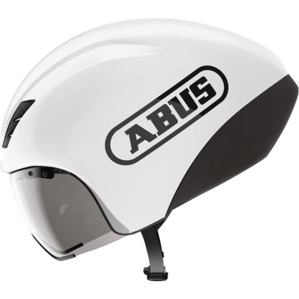 Casco Abus Gamechanger Tt 1.1 Shiny White, Taglia M (54-58 Cm)-image