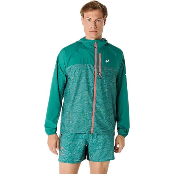 Kurtka Asics Fujitrail Packable Zielona, Rozmiar Xs.-image