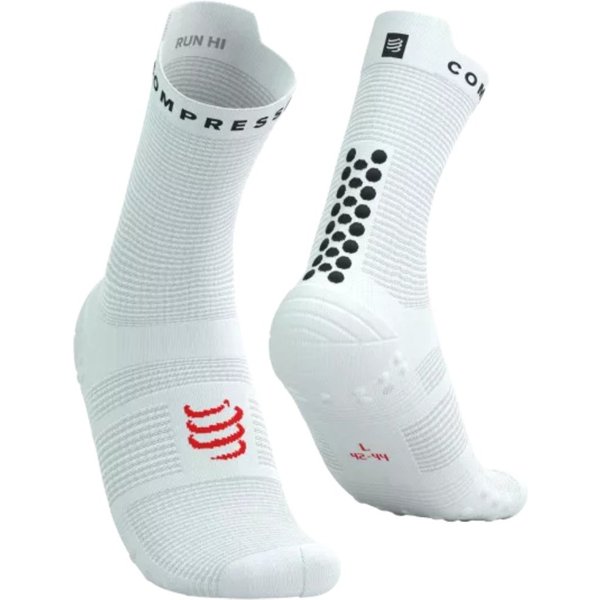 Skarpety Compressport Pro Racing V4.0 Run High BiałO-Czarne, Rozmiar Rozmiar 1-image