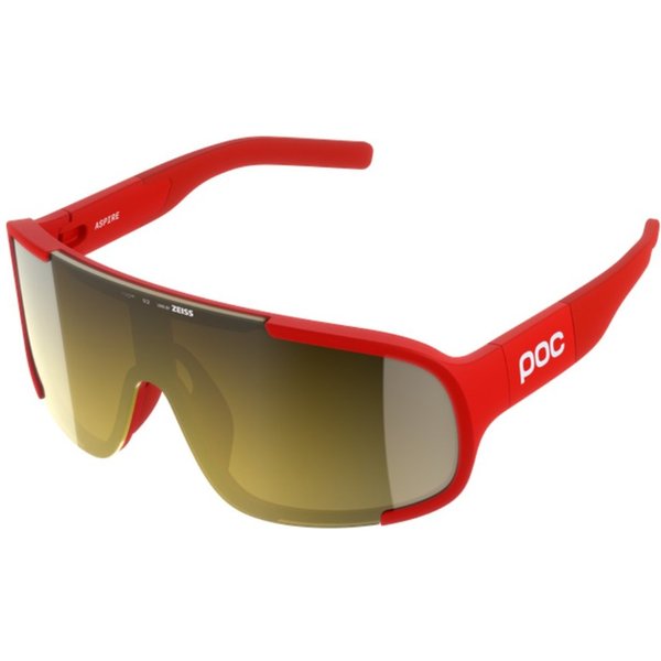 Occhiali Poc Aspire Cat. 2 Rosso Lente Dorata-image