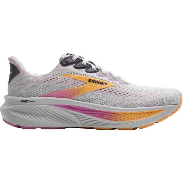 Buty Brooks Ghost 17 BiałO-RóżOwo-PomarańCzowe AW25 Damskie, Rozmiar 38,5 - Eur-image