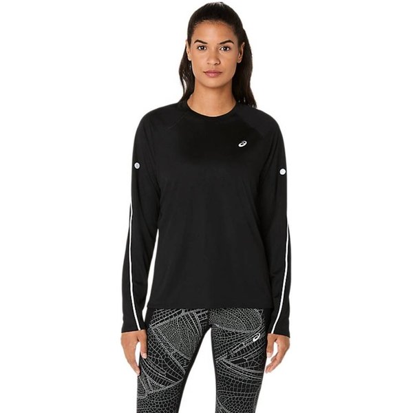 Koszulka Asics Road Lite Show Ls Czarna Damska, Rozmiar M-image